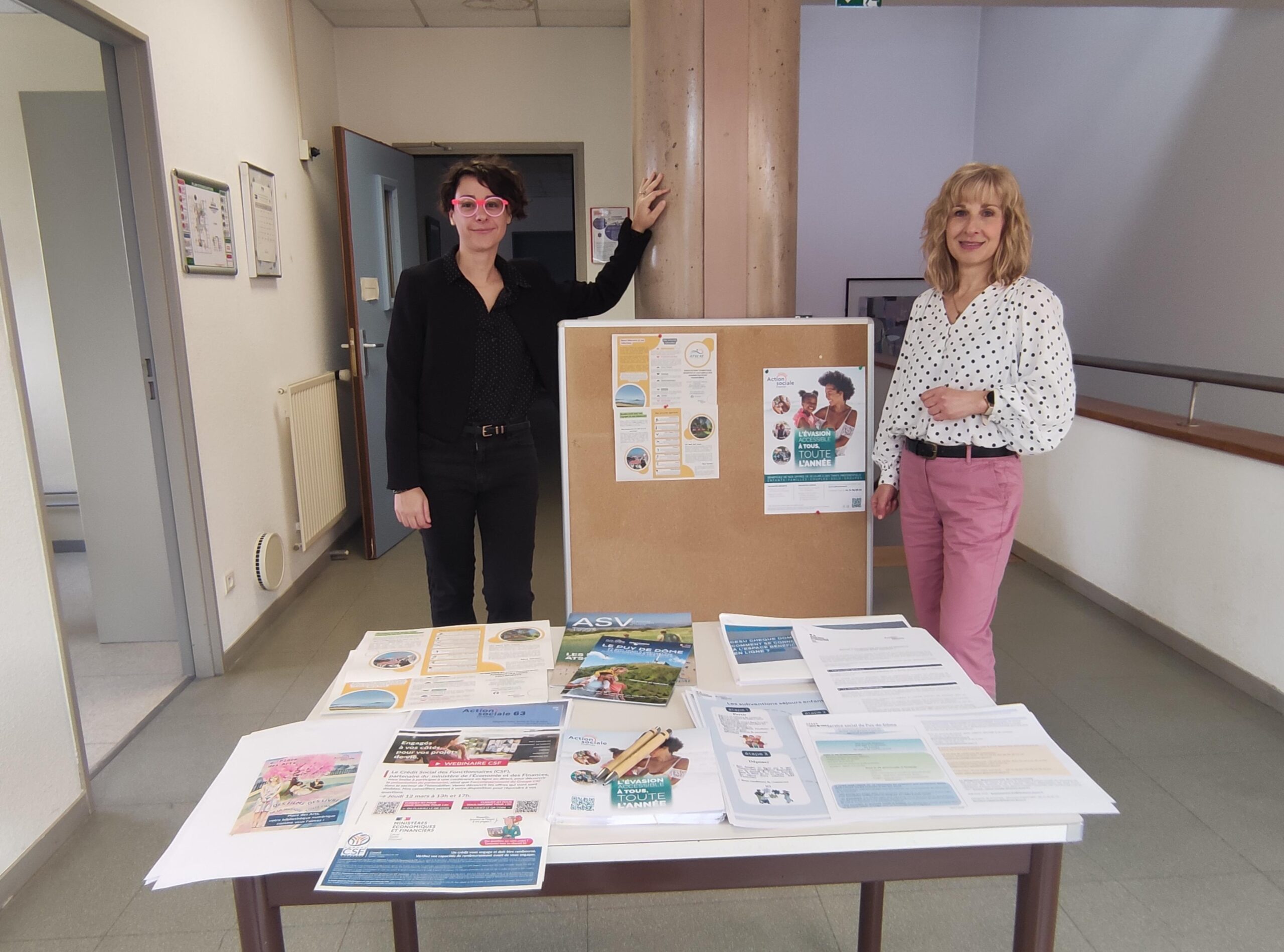 L&rsquo;action sociale et l&rsquo;Atscaf sur le terrain !