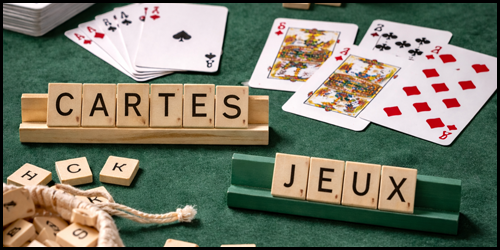 Scrabble et Jeux de cartes